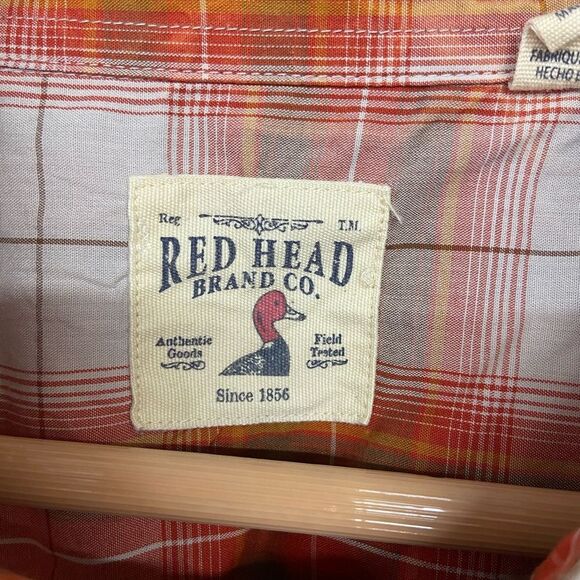 RedHead Faux Pearl Snap-Front Plaid Long-Sleeve Shirt. Size 2XL - Picture 4 of 10